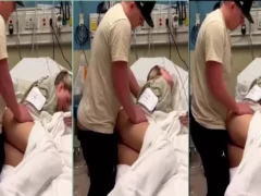 Sexo no hospital dando uns amassos na gatinha no leito