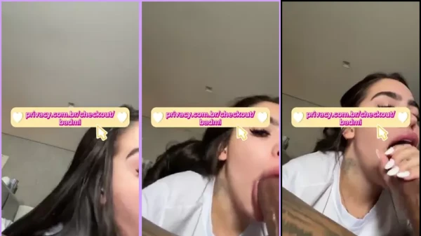 Mc Mirella caprichando no boquete, chupada de forma deliciosa e bem molhadinha