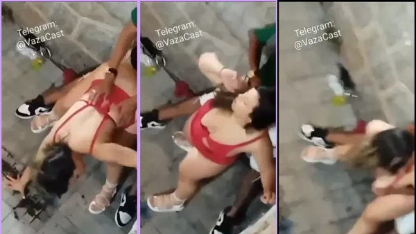Flagra na internet de uma gata safada se jogando na rua