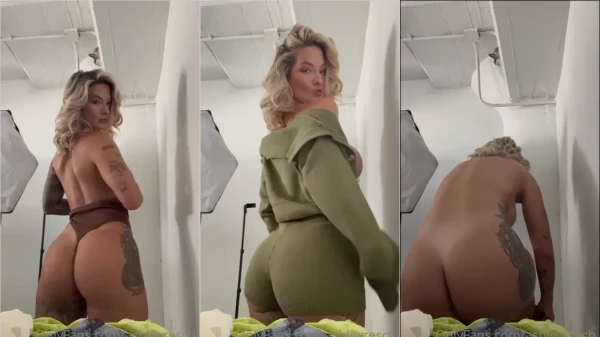 Ashley Resch, uma loira irresistível de curvas perfeitas, arrasa no vídeo pornô