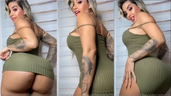 Vídeo provocante da lisvalderrama19 dançando com a bundinha maravilhosa