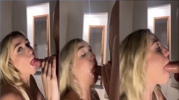 Brasiloirinha conhecida por ser uma chupeteira safadinha na pior hora