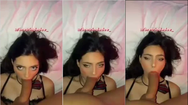 Brenda Trindade deu uma chuparada no amigo do boy dela